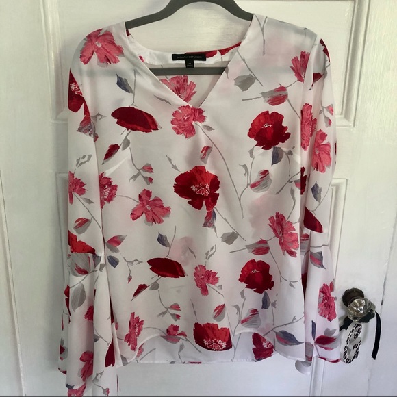 BANANA REPUBLIC FLORAL BLOUSE - Picture 2 of 6